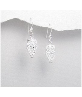 Boucles d'oreilles chouette hibou