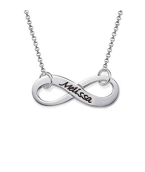 collier argent infini prenom collier argent infini prenom