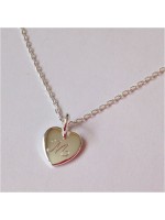 Collier petit coeur à graver