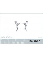 Boucles d'oreilles Fée Argent