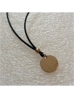 Collier Médaille Love 15 mm 1 Perle