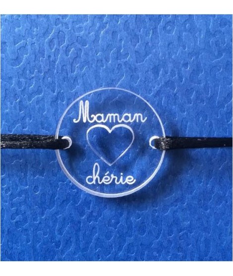 Bracelet Plexi Maman chérie