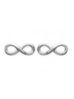 Boucles d'oreilles Infini argent