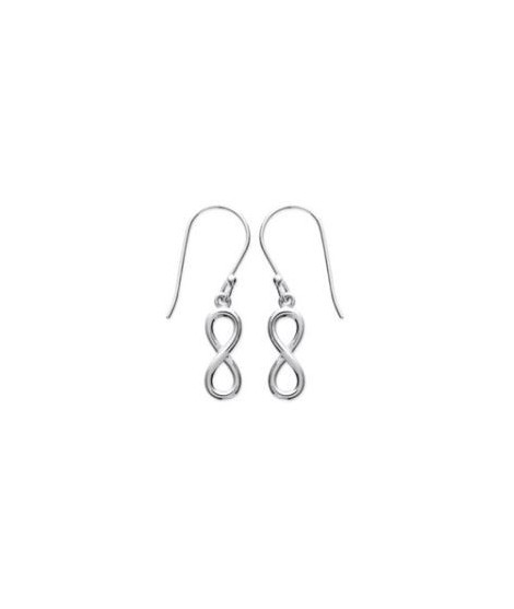 Boucles d'oreilles Infini Argent