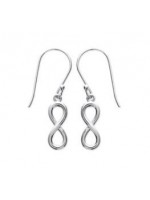 Boucles d'oreilles Infini Argent