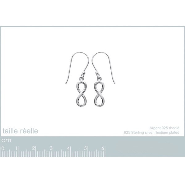 Lot De 6 Boucles D'oreilles Infini - Clous - Neuf Sans Emballage