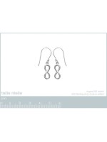 Boucles d'oreilles Infini Argent