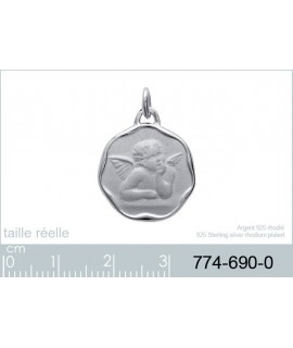 Médaille Ronde Ange argent