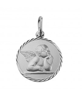 Médaille Ange Argent 18 mm