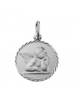 Médaille Ange Argent 18 mm