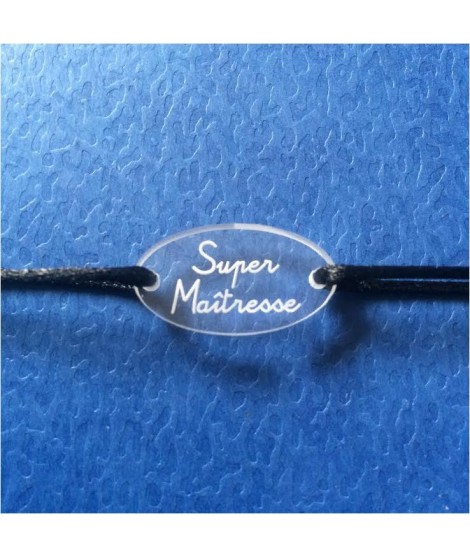 Bracelet Plexi Super Maîtresse