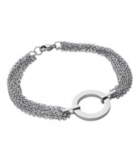 Bracelet acier anneau