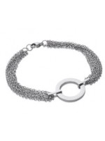 Bracelet acier anneau