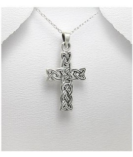 Pendentif grande croix argent 37 x 22 mm