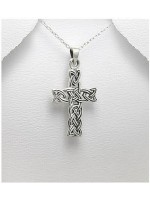 Pendentif grande croix argent 37 x 22 mm