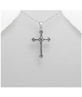 Pendentif croix en argent