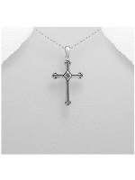 Pendentif croix en argent