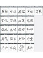 Gravure calligraphie chinoise