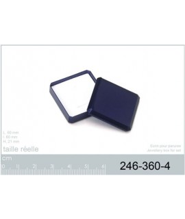 Boîte Ecrin bleu 6 cm