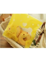 Lot 5 pochettes jaunes ourson