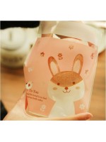 Lot 5 pochettes lapin rose