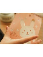 Lot 5 pochettes lapin rose