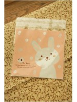 Lot 5 pochettes lapin rose