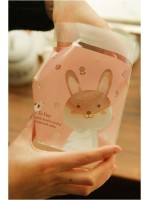 Lot 5 pochettes lapin rose