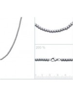 Bracelet 20 cm perles acier