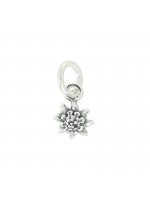 Pendentif fleur Edelweiss en argent