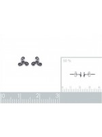 Boucles d'oreilles triskel argent