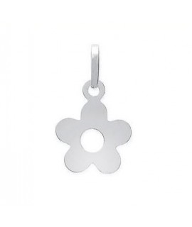 Pendentif fleur en argent