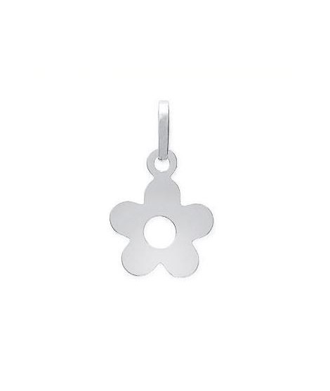 Pendentif fleur en argent