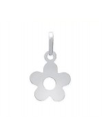 Pendentif fleur en argent