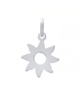 Pendentif soleil en argent