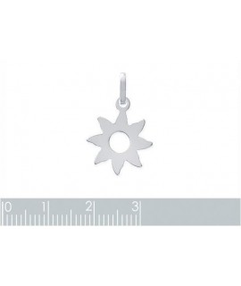 Pendentif soleil en argent