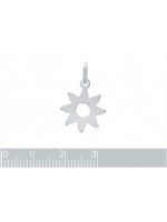 Pendentif soleil en argent