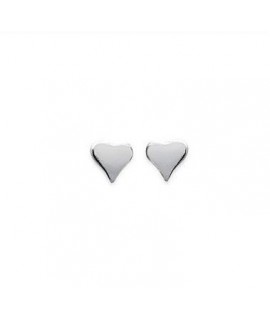 Boucles d'oreilles petit coeur en argent