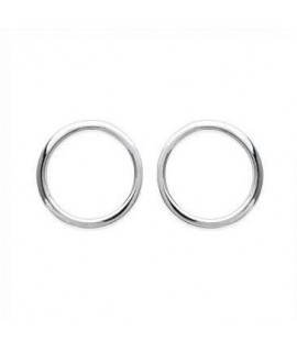 Boucles d'oreilles cercles argent 11 mm