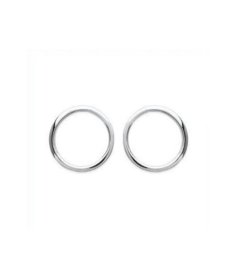 Boucles d'oreilles cercles argent 11 mm