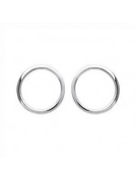 Boucles d'oreilles cercles argent 11 mm