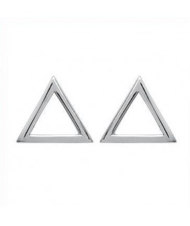 Boucles d'oreilles triangles argent 13 mm