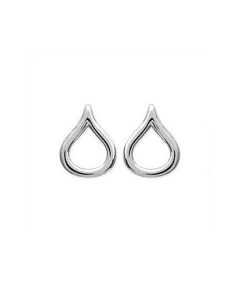 Boucles d'oreilles larme goutte argent