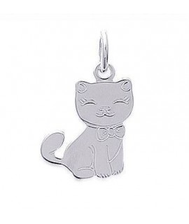 Pendentif chat chaton en argent