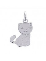 Pendentif chat chaton en argent