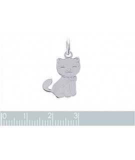 Pendentif chat chaton en argent