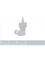 Pendentif chat chaton en argent