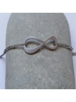 Bracelet infini acier