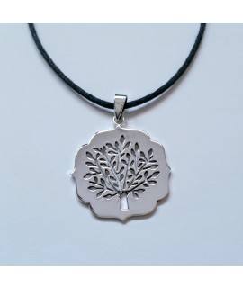 Collier arbre de vie ajouré en argent