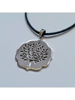 Collier arbre de vie ajouré en argent